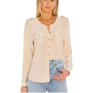 L'AGENCE Lucca Military Blouse $358